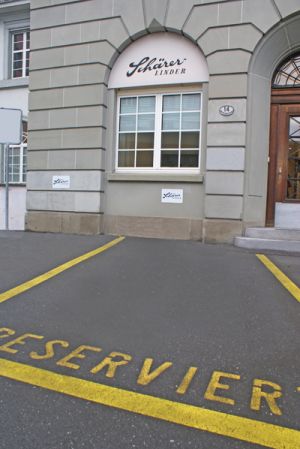 Parkplatz bei Schärer-Linder in Luzern