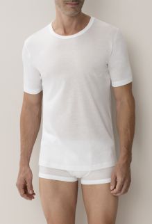 Weisses rundhals Shirt von Zimmerli kaufen in Luzern